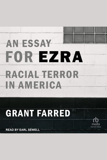 Essay for Ezra An - Racial Terror in America - cover