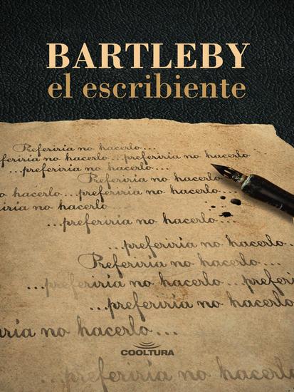 Bartleby el escribiente - cover