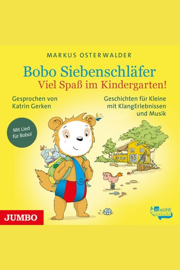 Bobo Siebenschläfer Viel Spaß im Kindergarten! - Geschichten für ganz Kleine mit KlangErlebnissen und Musik - cover