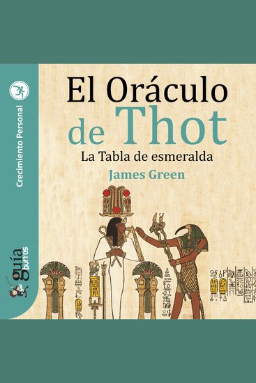 GuíaBurros: El Oráculo de Thot - La Tabla de esmeralda - cover