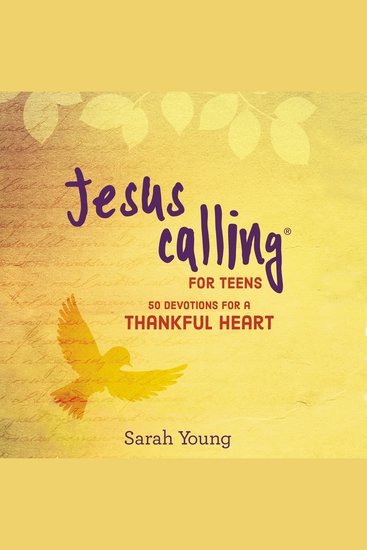 Jesus Calling: 50 Devotions for a Thankful Heart - cover