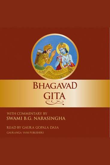 Bhagavad Gita - Sri Krishna's Illuminations on the Perfection of Yoga - cover