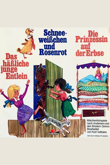 Das häßliche junge Entlein Schneeweißchen und Rosenrot Die Prinzessin auf der Erbse - cover
