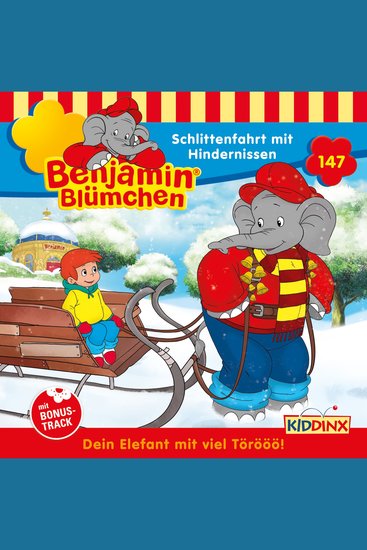 Benjamin Blümchen Folge 147: Schlittenfahrt mit Hindernissen - cover