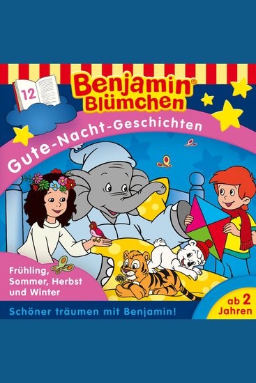 Benjamin Blümchen Gute-Nacht-Geschichten Folge 12: Frühling Sommer Herbst und Winter - cover