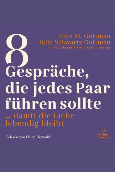 8 Gespräche die jedes Paar führen sollte - … damit die Liebe lebendig bleibt - cover