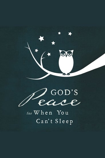 God's Peace for When You Can't Sleep - Devotions for Finding Restful Nights (A 33-Evening Devotional) - cover