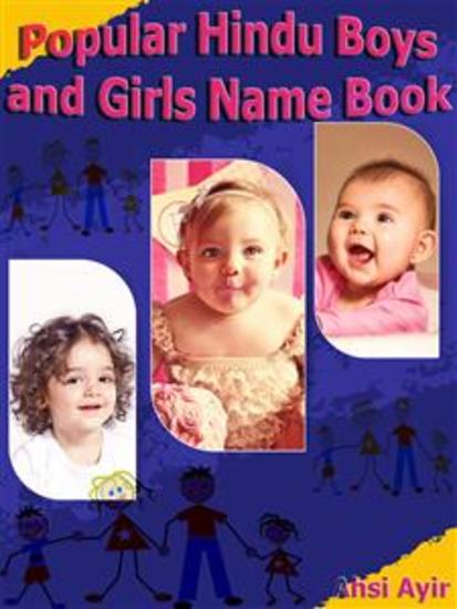 Popular Hindu Boys and Girls Name Book - cover