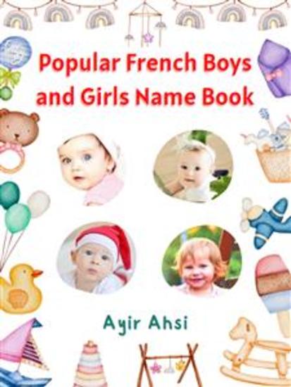 Popular French Boys and Girls Name Book - cover