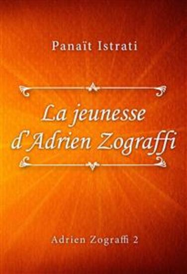 La jeunesse d’Adrien Zograffi - cover
