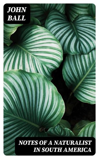 Notes of a naturalist in South America - cover