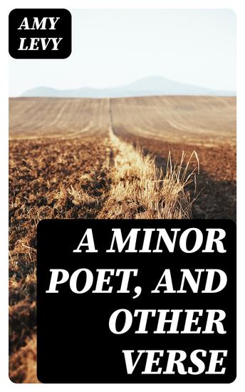 A Minor Poet and Other Verse - cover