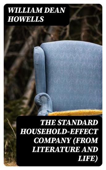 The Standard Household-Effect Company (from Literature and Life) - cover