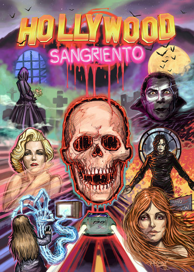 Hollywood sangriento - Crimenes rituales y maldiciones en la meca del cine - cover