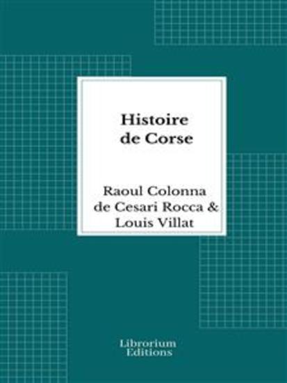 Histoire de Corse - Illustrée 1916 - cover