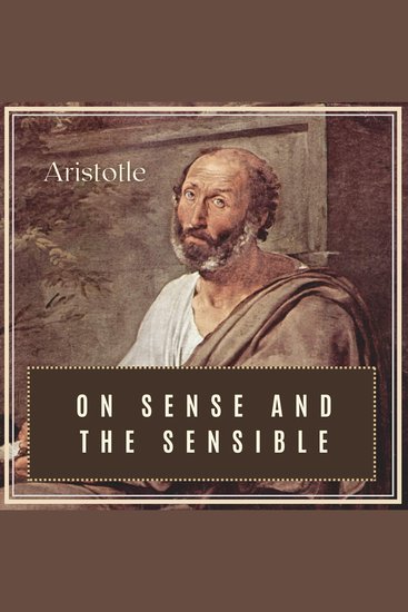 On Sense and the Sensible - cover