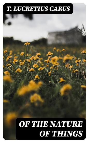 Of the Nature of Things - cover