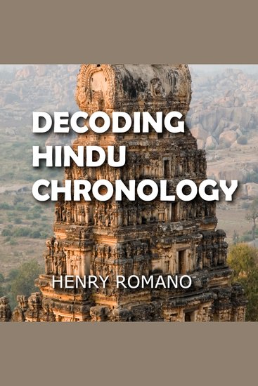 Decoding Hindu Chronology - cover