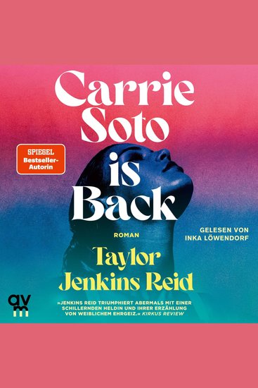 Carrie Soto is back - Roman | »Der perfekte Roman um den Sommer ausklingen zu lassen« Washington Post - cover