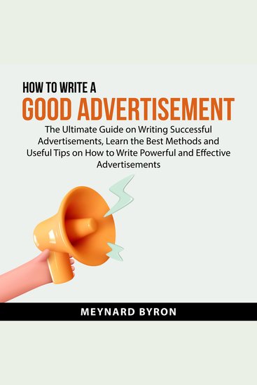 How To Write A Good Advertisement - cover