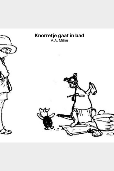 Knorretje gaat in bad - cover