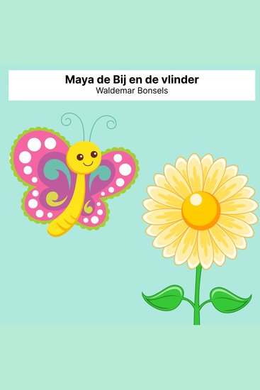 Maya de Bij en de vlinder - cover