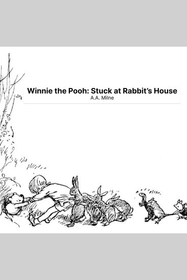 Winnie the Pooh: Stuck at Rabbit's House - cover