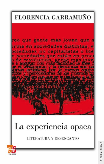 La experiencia opaca - Literatura y desencanto - cover