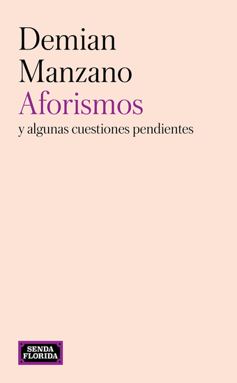 Aforismos - y algunas cuestiones pendientes - cover