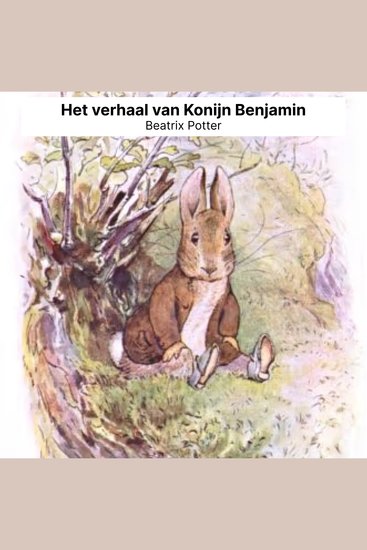 Het verhaal van Konijn Benjamin - cover