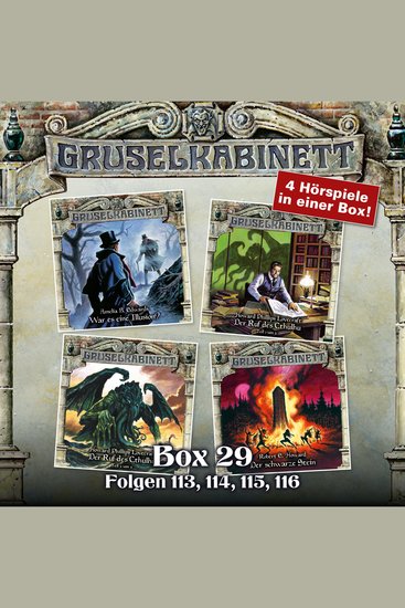 Gruselkabinett Box 29: Folgen 113 114 115 116 - cover