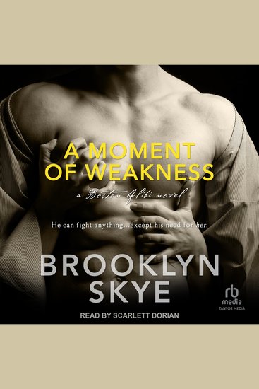 A Moment of Weakness - cover