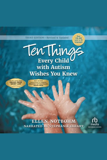 Ten Things Every Child with Autism Wishes You Knew 3rd Edition - cover