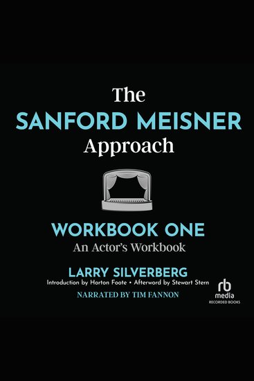 The Sanford Meisner Approach - Workbook One An Actor's Workbook - cover
