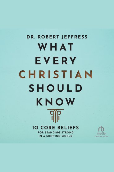 What Every Christian Should Know - 10 Core Beliefs for Standing Strong in a Shifting World - cover