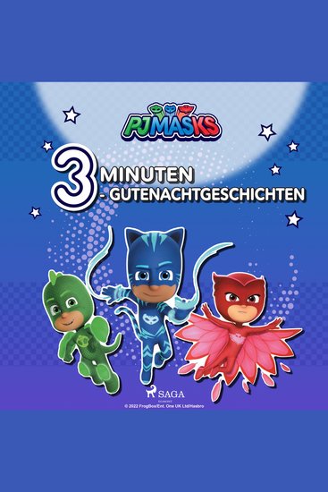PJ Masks – 3–Minuten–Gutenachtgeschichten - cover