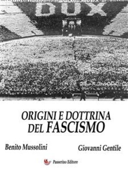 Origini e dottrina del Fascismo - cover