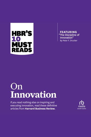 HBR's 10 Must Reads on Innovation - cover