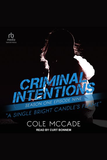 Criminal Intentions: Season One Episode Nine - A Single Bright Candle's Flame - cover