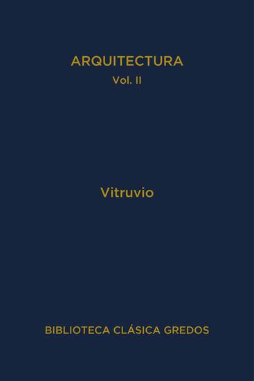Arquitectura II - Libros VI-X - cover