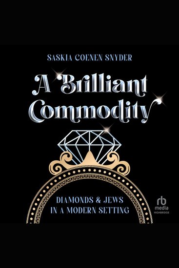 A Brilliant Commodity - Diamonds and Jews in a Modern Setting - cover