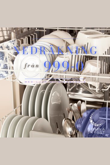 Nedräkning från 999-0: Ljud av diskmaskin - cover