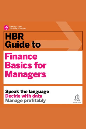 HBR Guide to Finance Basics for Managers - cover