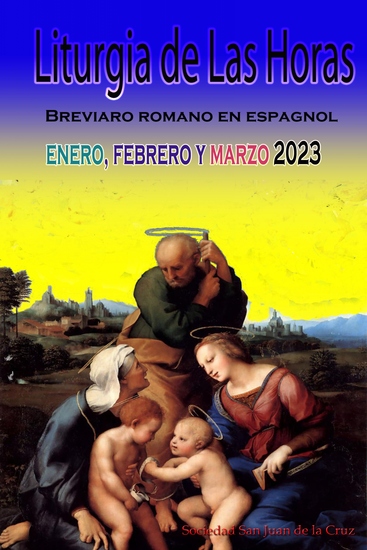Liturgia de las Horas Breviario romano - En español en orden todos los días de enero febrero y marzo 2023 - cover