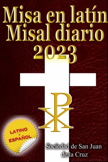 Misa en latín Misal diario 2023 latino-español en orden todos los días - cover