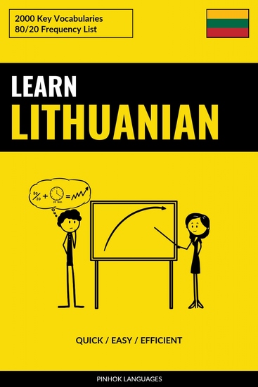 Learn Lithuanian - Quick Easy Efficient - 2000 Key Vocabularies - cover