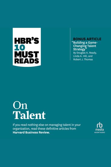HBR's 10 Must Reads on Talent - cover