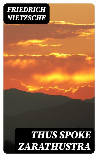 Thus Spoke Zarathustra - cover