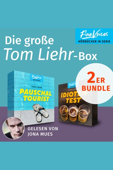 Die große Tom Liehr-Box - Idiotentest + Pauschaltourist (ungekürzt) - cover