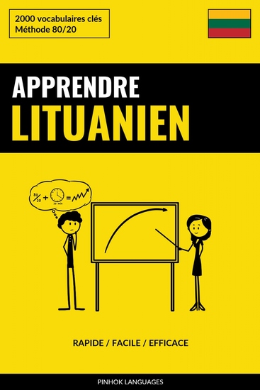 Apprendre le lituanien - Rapide Facile Efficace - 2000 vocabulaires clés - cover